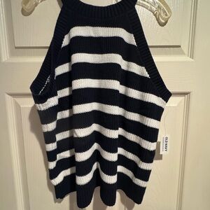 Old Navy Navy Blue Knit Sweater